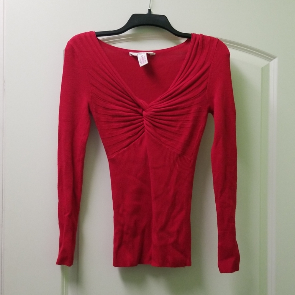 Long sleeve red shirt